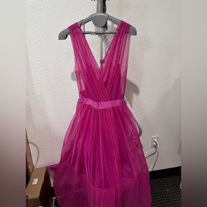 Pinko Mesh Maxi Dress